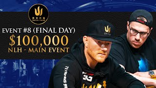 Triton Poker Cyprus 2022  Event 8 100K NLH Main Event  Final Day [upl. by Gloriane]