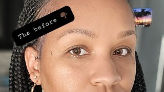 Powder Brows  The Healing Process tattooed brows ombrebrows [upl. by Asha]