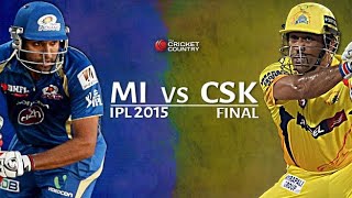 Mi vs Csk Highlights  2015 Final [upl. by Enymzaj]