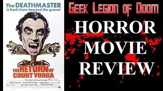 THE RETURN OF COUNT YORGA 1971 Robert Quarry  Horror Movie Review  2016 Arrow films [upl. by Nady582]