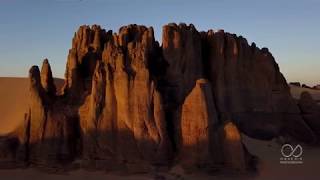 Tassili nAhaggar from sky [upl. by Stubbs]