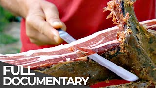 Worlds Best and Most Expensive Ham Acorn Ham Jamón Ibérico  Free Documentary [upl. by Aerdno]