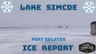 Lake Simcoe Ice Report Jan 2024 [upl. by Ekle172]