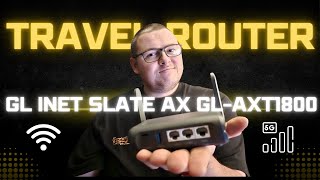 Gl Inet Slate AX GL AXT1800 Unbox Setup Captive Portals [upl. by Kotto]