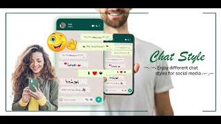 Chat Style Fonts Keyboard for all social media stylish chat with magic bubble easy send fancy chat [upl. by Eilrak129]