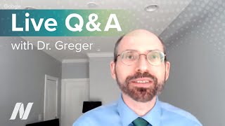 Live QampA with Dr Greger of NutritionFactsorg on April 25th at 3 pm ET [upl. by Rosdniw]