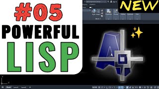 quot05 Powerful AutoCAD LISP Routines  CAD Tutorialsquot [upl. by Clausen167]