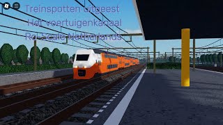 Treinspotten Uitgeest Roscale Netherlands met vriend Het voertuigenkanaal read desc [upl. by Brott]