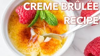 Best Make Ahead Creme Brulee Recipe  ONLY 4 Ingredients [upl. by Laenej]