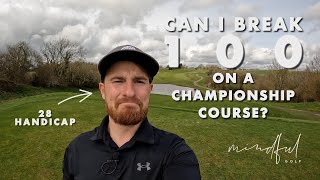 Can I Break 100  28 Handicap Golf  Feeling Good About This One [upl. by Winne]