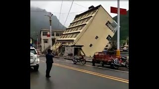 VIDEO Floods In Tibet Wash Away Building [upl. by Finnie]