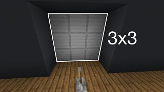 Easy 3x3 Piston Door in Minecraft Bedrock Tutorial [upl. by Aynam]