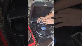 100 Year Old Antique Gramophone Music System 😱 ytshort shorts [upl. by Naot641]