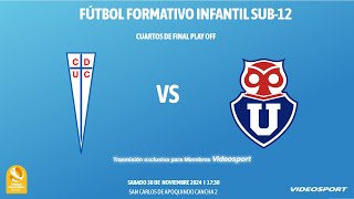 Universidad Católica vs universidad de Chile SUB12 [upl. by Lanctot]