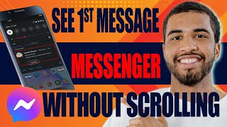 How to See First Message on Messenger Without Scrolling 2024 [upl. by Shornick]