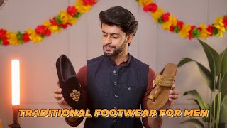 TRADITIONAL FOOTWEAR FOR MEN 2023  INDIAN FOOTWEAR FOR MEN  WEDDING FOOTWEAR IDEAS [upl. by Slifka]