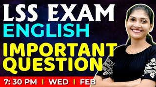 LSS Exam English  Important Questions Part 4  Exam Winner LSS [upl. by Melgar]