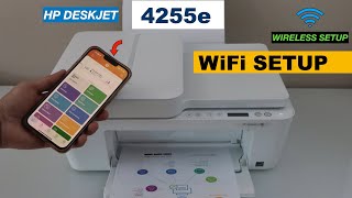 HP DeskJet 4255e WiFi Setup Connect To Router Using HP Smart App [upl. by Julius909]