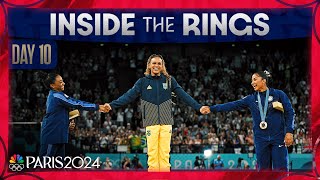 Gymnastics goes out with a bang track takes the spotlight on Day 10 of Olympics  Inside the Rings [upl. by Muncey]