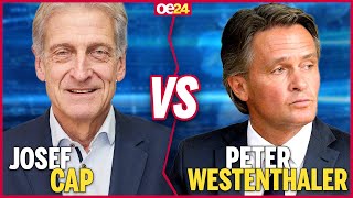 FELLNER LIVE Josef Cap vs Peter Westenthaler [upl. by Kostman547]