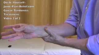 Guitar Tendonitis Treatment  A Quick Fix  Video 2 of 2 [upl. by Hull]