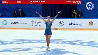 Lara Naki GUTMANN Long Program DENIS TEN MEMORIAL CHALLENGE 2024 [upl. by Ayeki34]