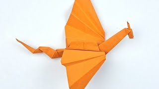 Origami dragon easy but coolpaper toyhow to make paper dragon [upl. by Ydnas]