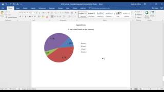 Adding charts to an appendix in APA [upl. by Lat518]