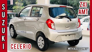 2020 Maruti Suzuki Celerio Zxi Amt 🔥 walkaround accessories features review and on road price [upl. by Barbey]