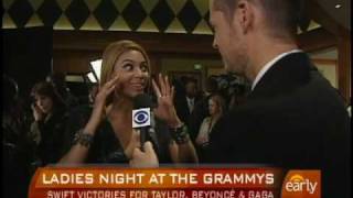 Beyonce Emotional After Record Grammy Win [upl. by Yremogtnom]