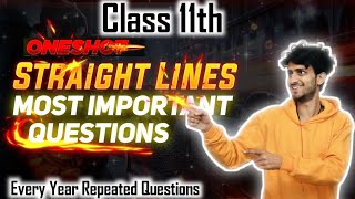 straight line one shot revision class 11th math [upl. by Hendel]