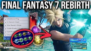 Final Fantasy 7 Rebirth  7 Deadly Materia amp Skill Combos  Best Abilities Combat Tips FF7 Rebirth [upl. by Eartnoed548]