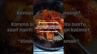 TELUR BALADO 🥰 bersyukurlah food masakanrumahan masakansimple masakanindonesia [upl. by Anemolif60]