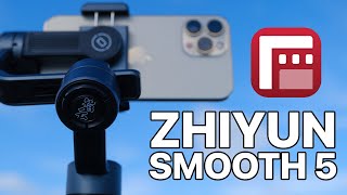 FiLMiC Pro  Zhiyun Smooth 55s Gimbal  Official Tutorial [upl. by Ettecul]