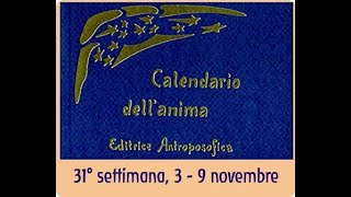 Trentunesima settimana  Calendario dellAnima [upl. by Niwrek]