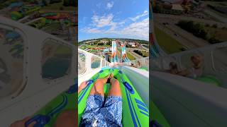 Riding THE EDGE water coaster [upl. by Denni]