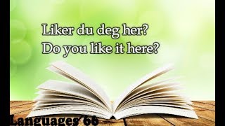 Learning English to NorskNorwegian Lærer norsk til engelsk01 [upl. by Denoting534]