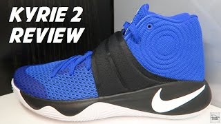 Nike Kyrie 2 Alma Mater aka Brotherhood Sneaker Review [upl. by Opaline]