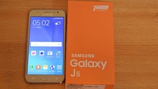 Samsung Galaxy J5 GOLD  Unboxing HD [upl. by Sullivan646]