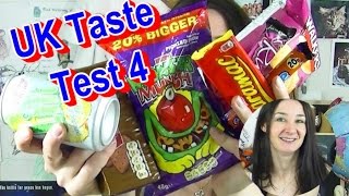 Monster Munch and more U K Candy Taste Test 4 [upl. by Ambrosio]