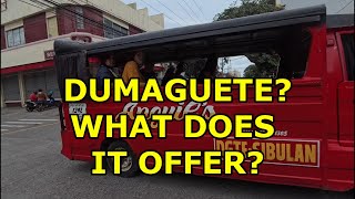 DUMAGUETE WHAT DOES IT OFFER SMALLER CITY WITH MANY FEATURES [upl. by Atiluj]