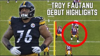 Troy Fautanu NFL DEBUT Highlights vs Broncos🔥👀  NFL Week 2 [upl. by Nadruoj870]