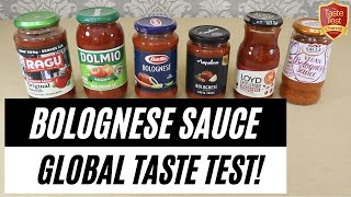 BOLOGNESE PASTA SAUCE TASTE TEST COMPARISON  Is this the BEST Pasta Sauce in the World [upl. by Schnell407]