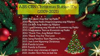 ABSCBN Christmas Station IDs 20092021 🎄🎄 [upl. by Garibull]