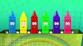 Crayons Color Song  Learn Color For Children  Kindergarten Nursery Rhyme Videos by Kids Baby Club [upl. by Vonny]