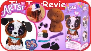 PlushCraft Puppy 3D Kit Artsi Unboxing Toy Review by TheToyReviewer [upl. by Rem]