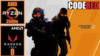 CounterStrike 2 CS2  Ryzen 5 3500u  AMD Vega 8  8GB RAM FPS Test [upl. by Nrol764]