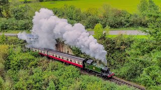 GWR Prarie 5552 at work on The Bodmin Railway [upl. by Eednus]