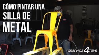 CÓMO pintar una SILLA de METAL  Tutorial Paso a Paso [upl. by Napier]