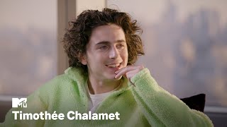 Timothée Chalamet on quot﻿Wonkaquot quotDune Part Twoquot amp More  MTV [upl. by Hoj]